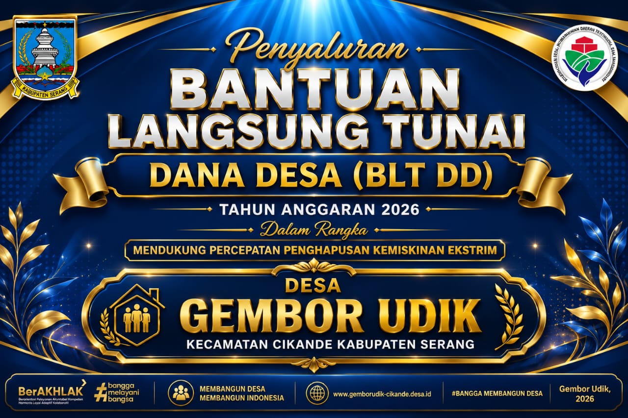 BLT DD Tahun 2026 Gembor Udik Cair, Diharapkan Meringankan Beban Ekonomi Warga