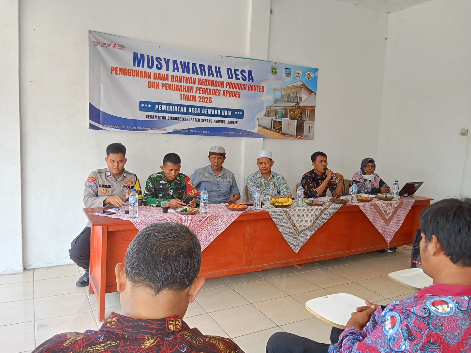 Pemerintah Desa dan BPD Gembor Udik Sepakati Arah Penggunaan Dana Banprov 2026